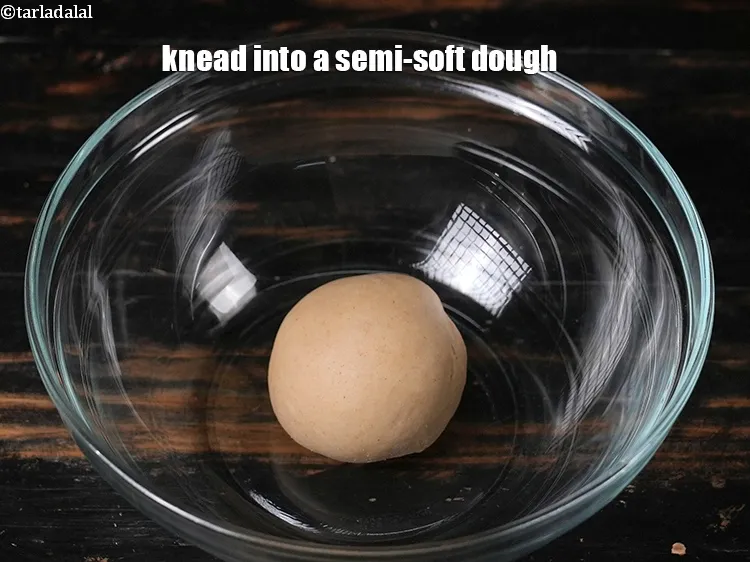 Step 14 – Knead into a semi-soft dough.