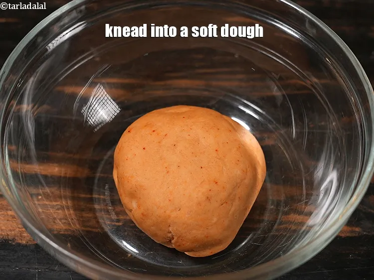 Step 15 – <strong>Knead into a soft dough.</strong>
