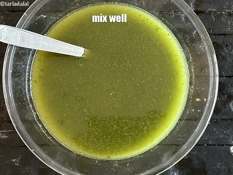 Step 15 – Mix well.