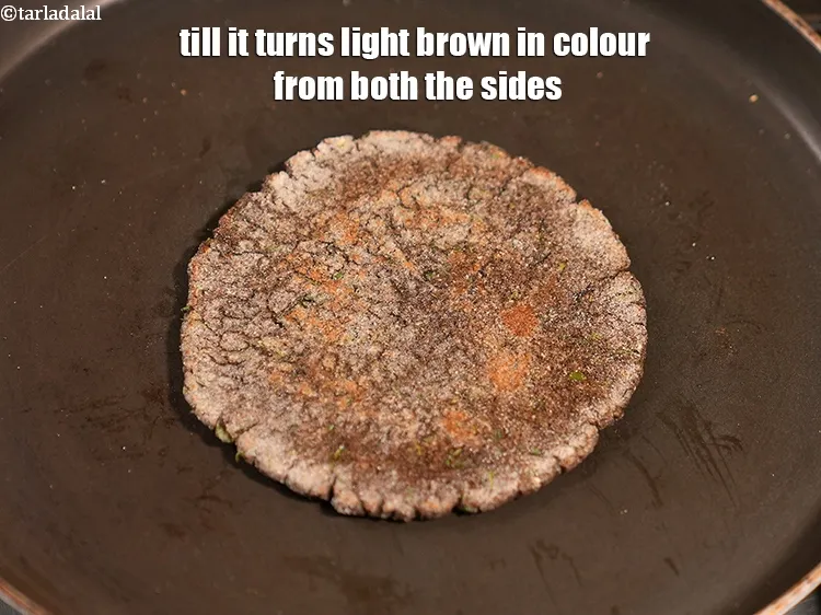 Step 15 – Till it turns light brown in colour from both the sides.