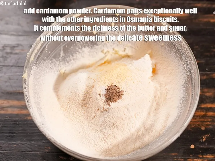 Step 15 – Add 1/8 tsp <a href="https://www.tarladalal.com/glossary-cardamom-powder-elaichi-powder-265i">cardamom (elaichi) powder</a>. Cardamom pairs exceptionally well with the other ingredients …