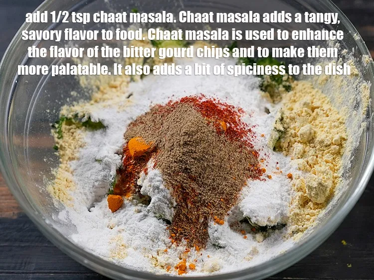 Step 15 – Add 1/2 tsp&nbsp;<a href="https://www.tarladalal.com/glossary-chaat-masala-300i">chaat masala</a>.&nbsp;Chaat masala adds a tangy, savory flavor to food. Chaat masala …