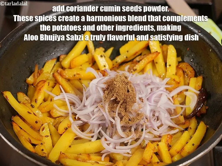 Step 15 – Add 1 tsp <a href="https://www.tarladalal.com/glossary-coriander-dhania-kothmir-369i">coriander (dhania)</a>&nbsp;<a href="https://www.tarladalal.com/glossary-cumin-seeds-powder-jeera-powder-zeera-powder-382i">cumin seeds (jeera) powder</a>. These spices create a harmonious …