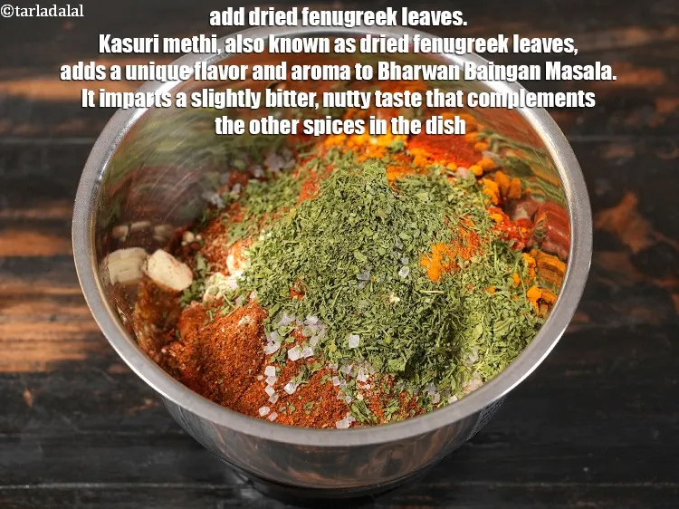 Step 15 – Add &frac12; tbsp <a href="https://www.tarladalal.com/glossary-dried-fenugreek-leaves-kasuri-methi-374i">dried fenugreek leaves (kasuri methi)</a>. Kasuri methi, also known as dried …