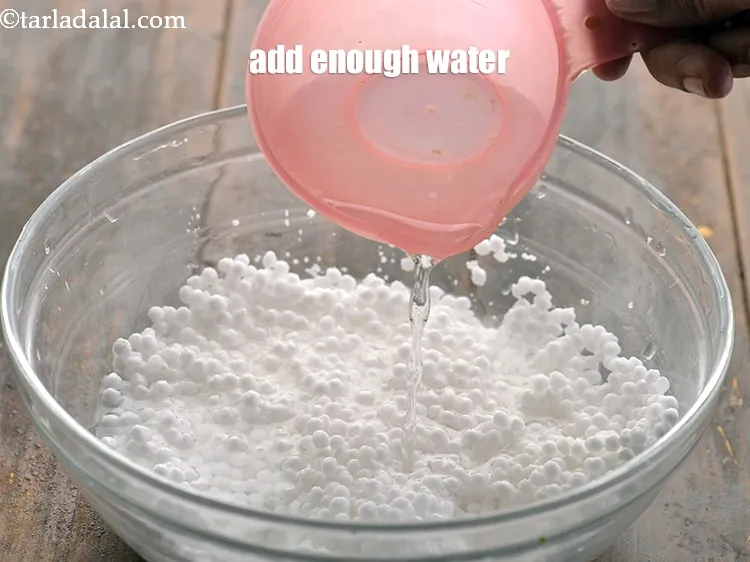 Step 15 – Add enough water.