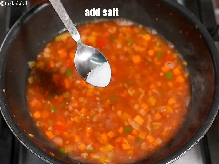 Step 15 – Add salt.