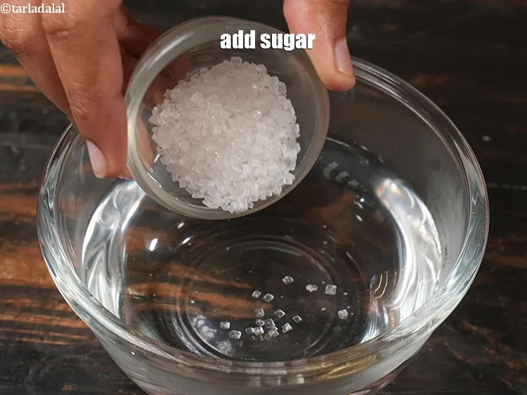 Step 15 – Add 2 tsp sugar.
