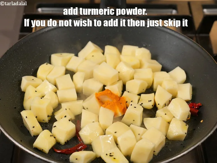 Step 15 – Add &frac12; tsp turmeric powder. If you do not wish to add it then just …