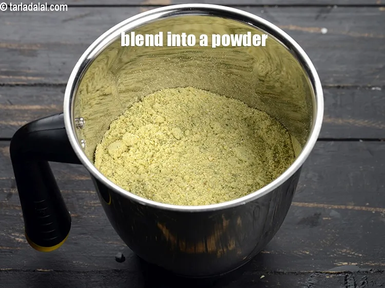 Step 15 – Blend into a powder without adding any water.