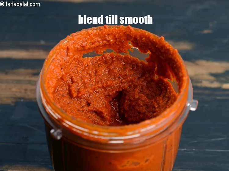 Step 17 – Blend it till smooth. Keep aside.