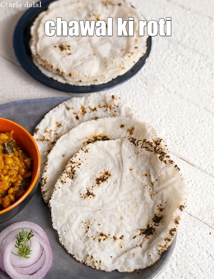Step 15 – Serve the <strong>rice roti</strong> hot with sabzi of your choice.&nbsp;