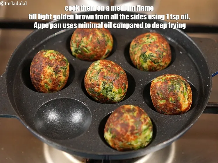 Step 15 – Cook them on a medium flame till light golden brown from all the sides using …