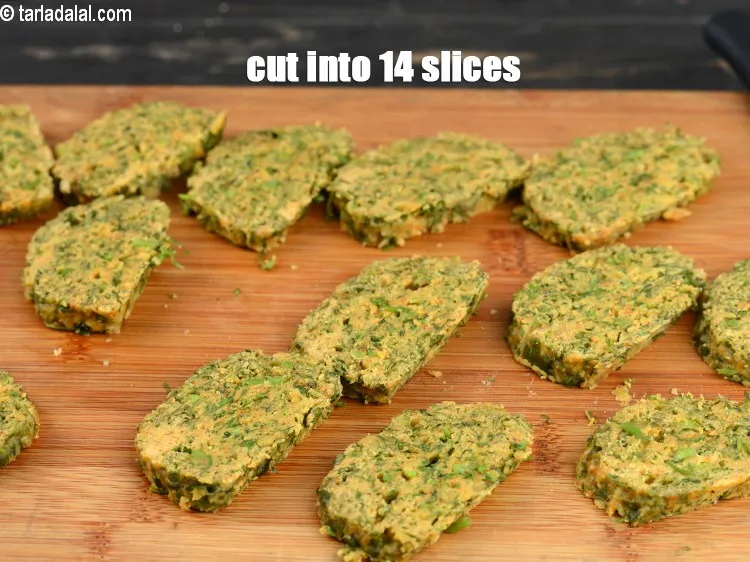 Step 15 – Cut into 14 equal slices.&nbsp;