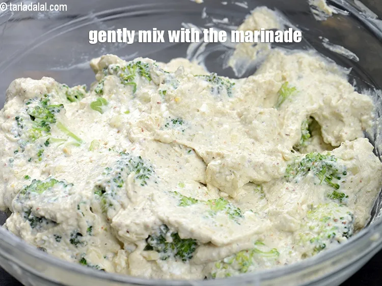 Step 15 – Gently mix with the marinade.