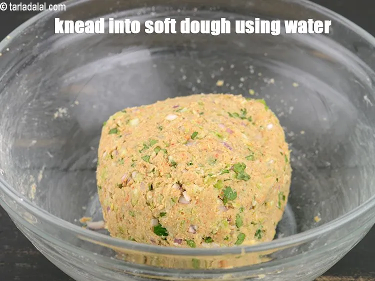 Step 15 – Knead into a soft dough using approx. 5 tbsp of water.