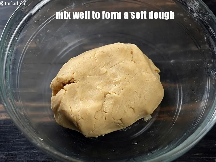 Step 15 – Mix well to form a soft dough.
