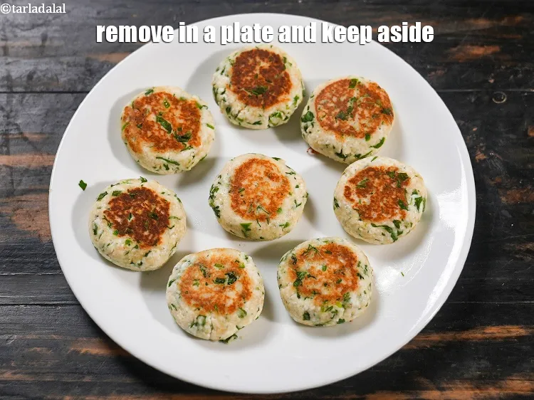Step 15 – Remove in a plate and keep aside.