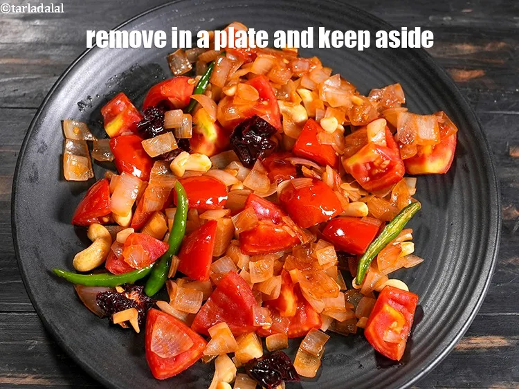 Step 15 – Remove in a plate and keep aside to cool.