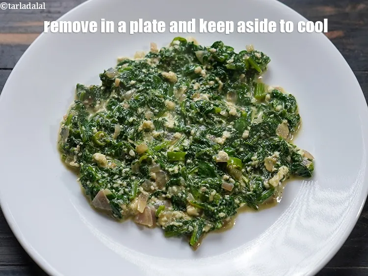 Step 15 – Remove in a plate and keep aside to cool.