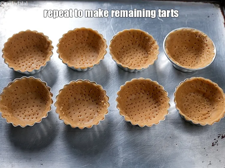 Step 15 – Repeat steps 4 to 6 make remaining tarts using remaining dough.&nbsp;