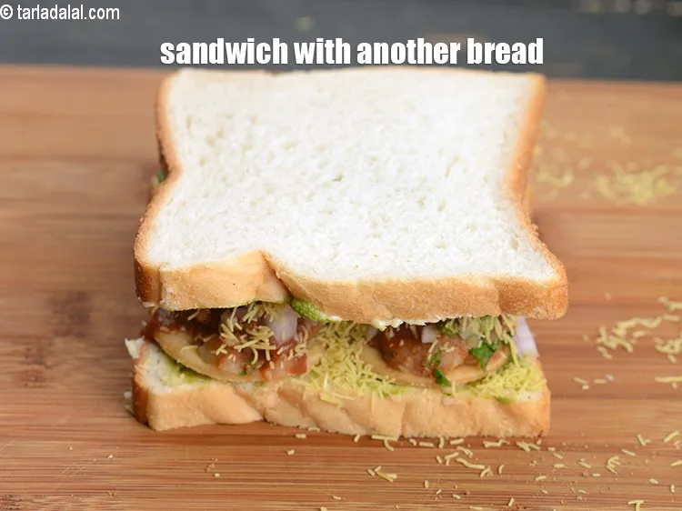 Step 16 – Sandwich it with another buttered-chutney side.