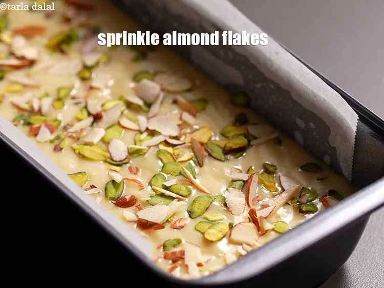Step 15 – Sprinkle some almond flakes.