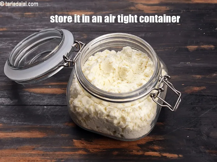Step 16 – You can store it in an air tight container for upto 1 month and use …