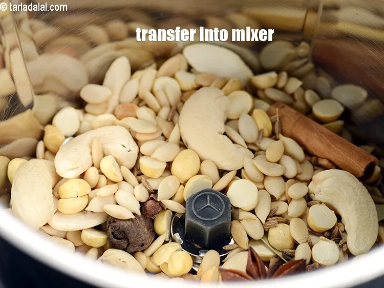 Step 15 – Transfer it into the mixer.