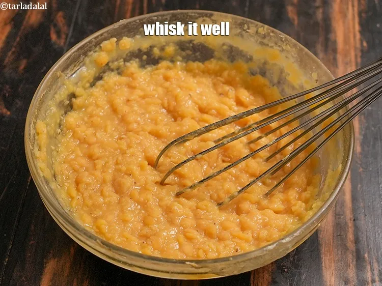 Step 15 – Whisk it well and keep aside.