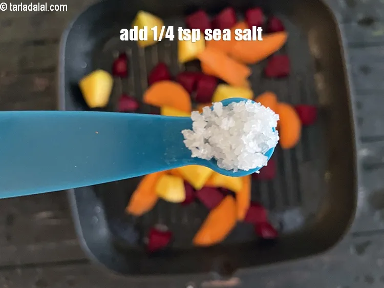 Step 16 – Add 1/4 tsp sea salt.