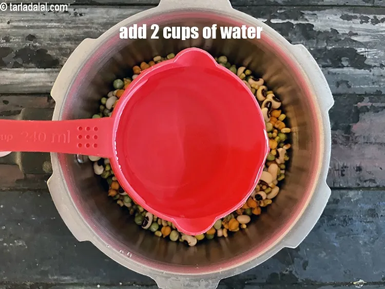 Step 15 – Add 2 cups of water.