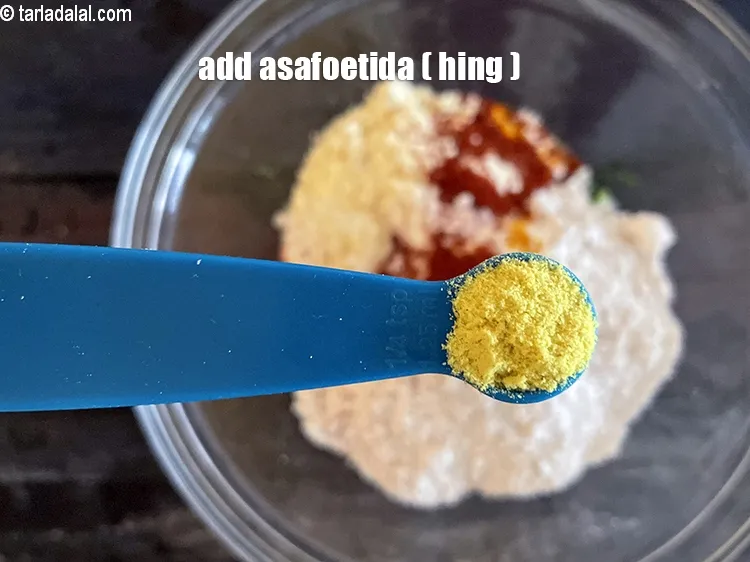 Step 14 – Add&nbsp;<meta charset="UTF-8" />1/4 tsp&nbsp;<a href="glossary-asafoetida-hing-113i">asafoetida (hing)</a>.
