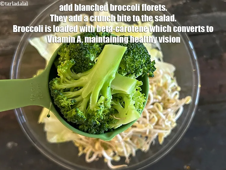 Step 26 – <meta charset="UTF-8" /> Add&nbsp;<a href="glossary-blanched-broccoli-florets-719i">blanched broccoli florets</a>.&nbsp;The crunchy bite of broccoli florets adds a nice …