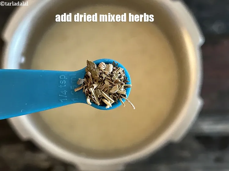 Step 16 – Add&nbsp;<meta charset="UTF-8" />1/4&nbsp;tsp&nbsp;<a href="glossary-dried-mixed-herbs-466i">dried mixed herbs</a>.