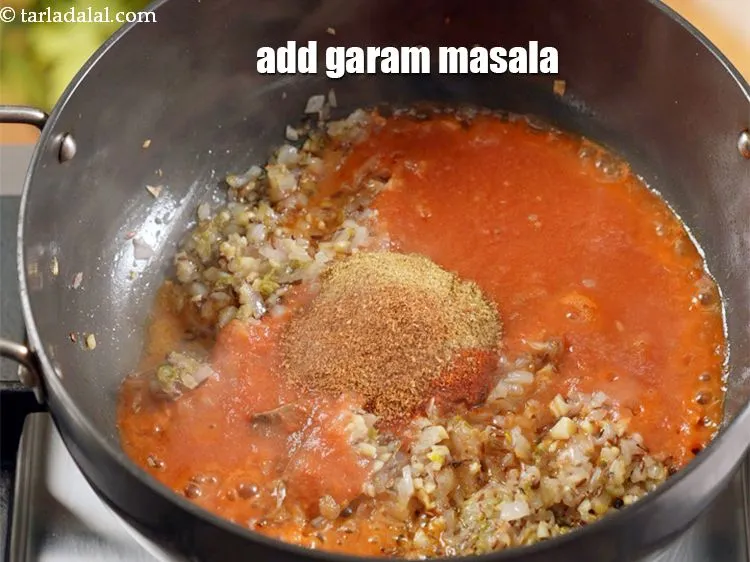 Step 15 – Add &frac12; tsp&nbsp;<a href="https://www.tarladalal.com/glossary-garam-masala-296i">garam masala</a>.