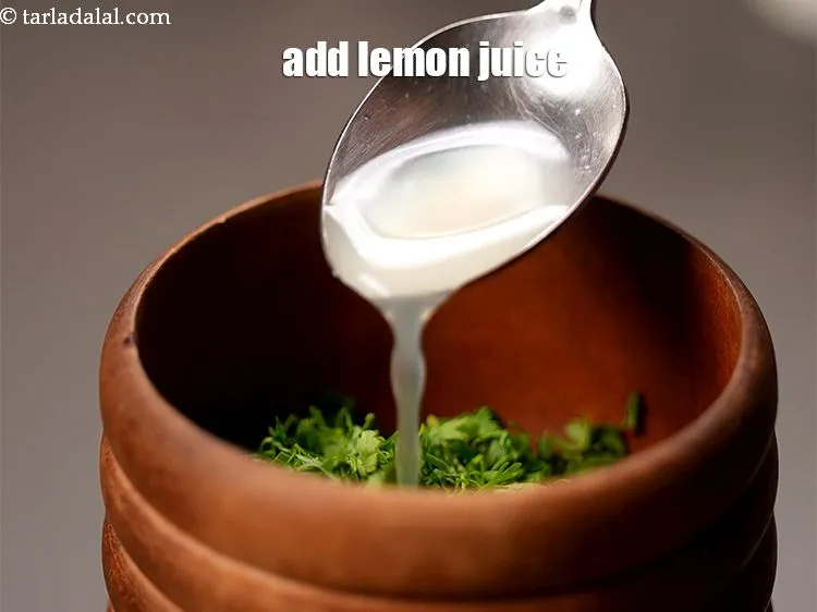 Step 15 – Add 1 tsp lemon juice.