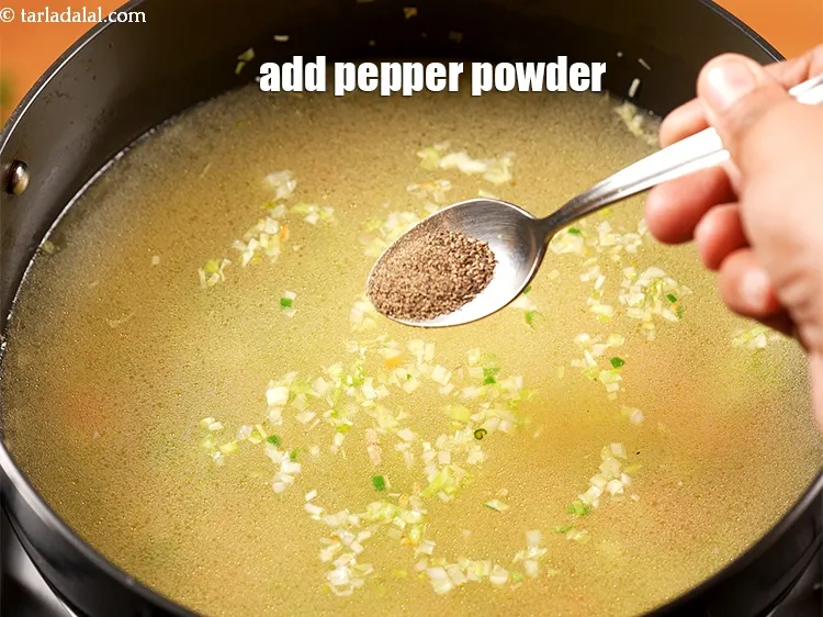Step 19 – Add pepper to taste.