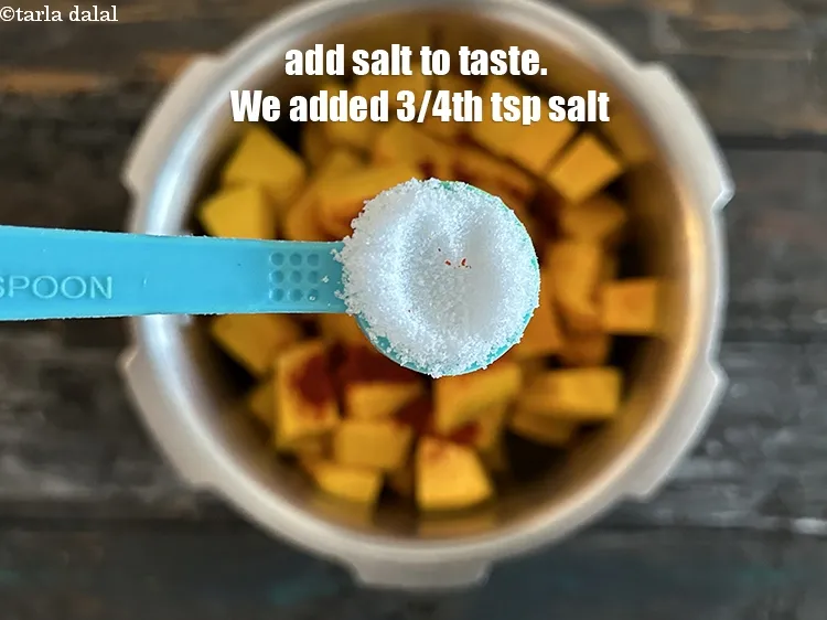 Step 15 – Add salt to taste. We added 3/4th&nbsp;tsp salt.