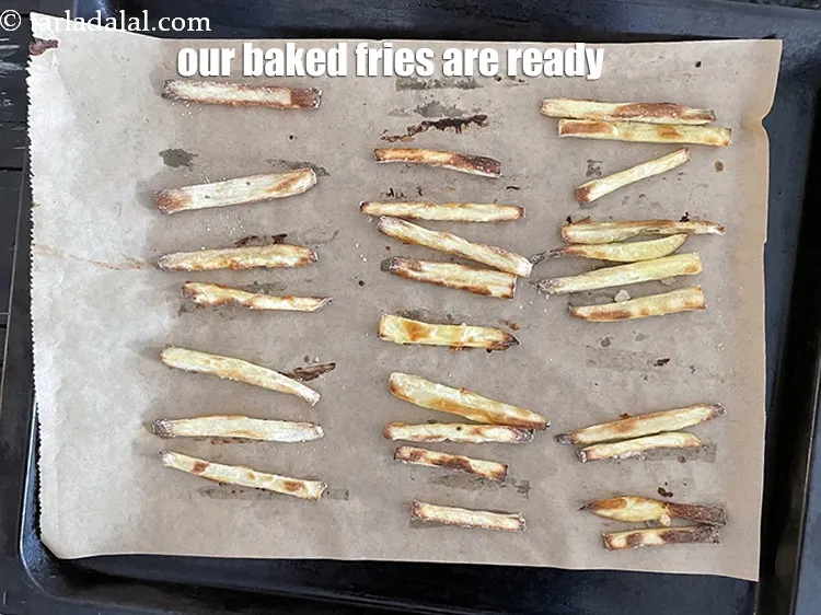 Step 22 – Our baked sweet potato&nbsp;fries are ready.