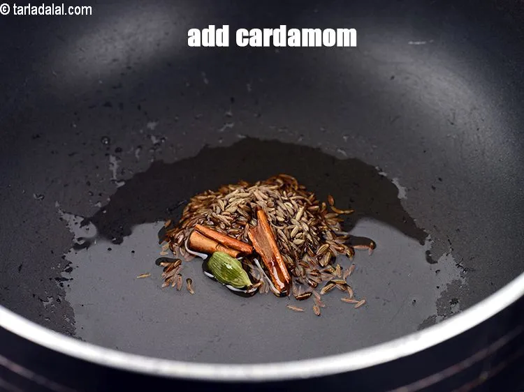 Step 15 – Add 1 cardamom.