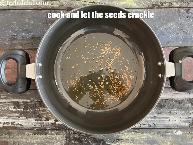 Step 27 – Let the seeds crackle.