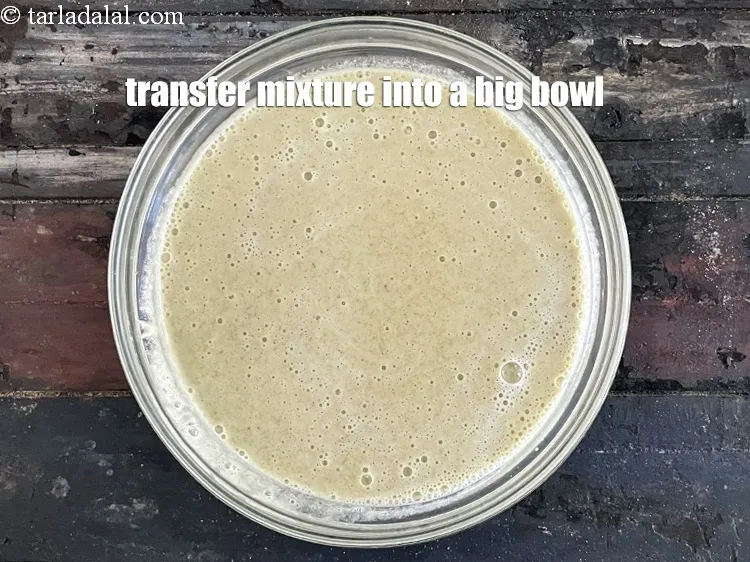 Step 16 – Transfer the mixture into a deep bowl.