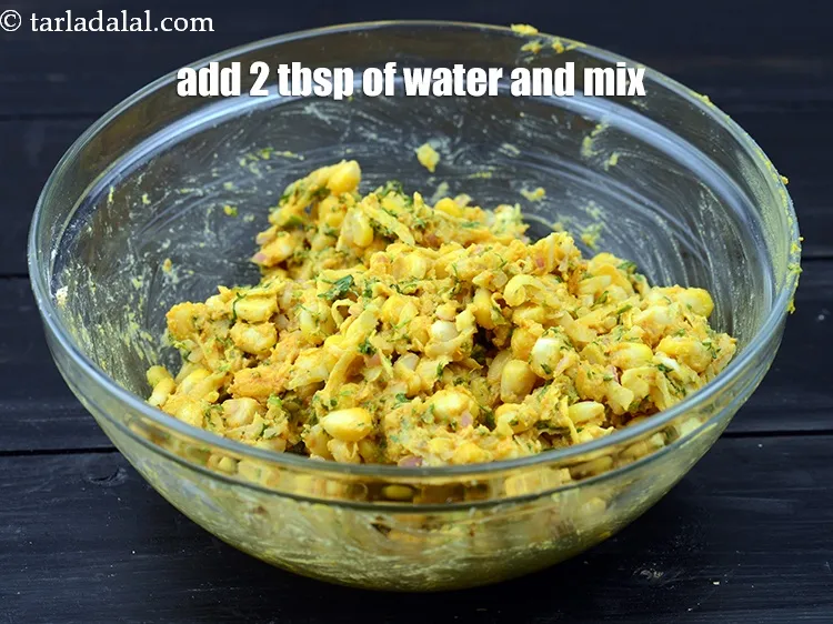 Step 15 – Add 2 tbsp of water and mix again.