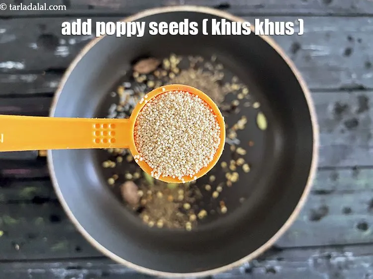Step 15 – Add&nbsp;<meta charset="UTF-8" />1 tsp&nbsp;<a href="glossary-poppy-seeds-khus-khus-589i">poppy seeds (khus-khus)</a>.