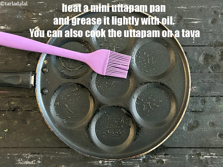 Step 15 – To make <strong>quick soya uttapam recipe | soy vegetable uttapam | Indian soy pancake |&nbsp;</strong> …