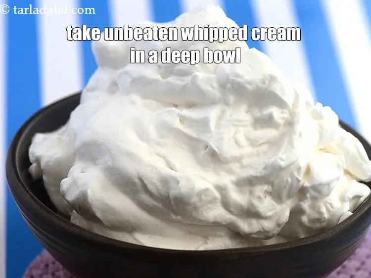 Step 15 – <strong>To make homemade beaten whipped cream recipe | how to make whipped cream for cake …
