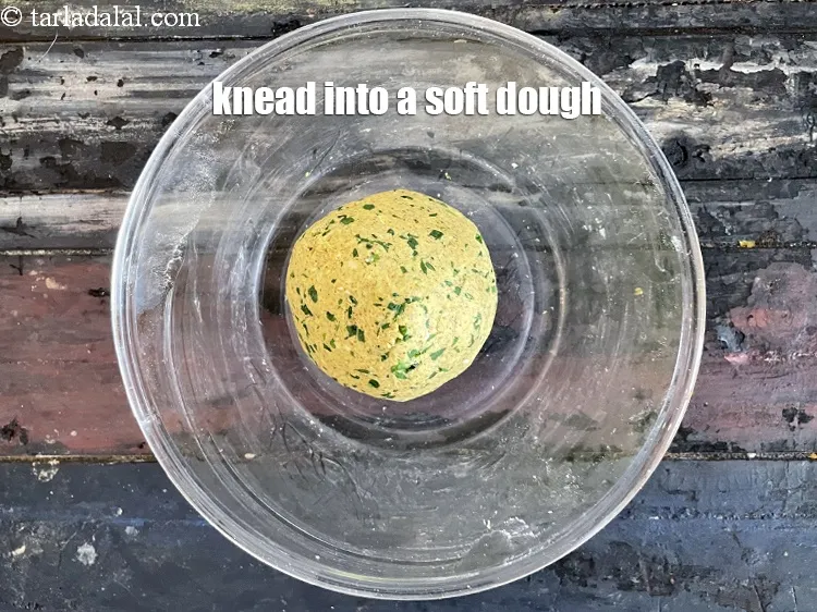 Step 17 – Knead into a soft dough.