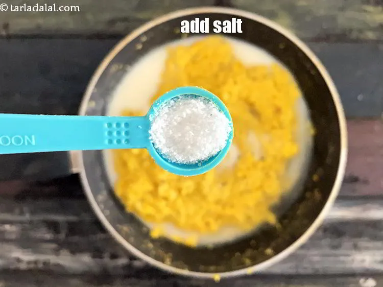 Step 18 – Add salt to taste. We used 1/2 tsp salt.