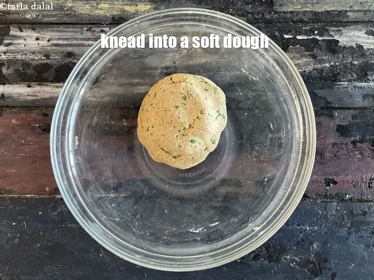 Step 16 – Knead into a soft dough.