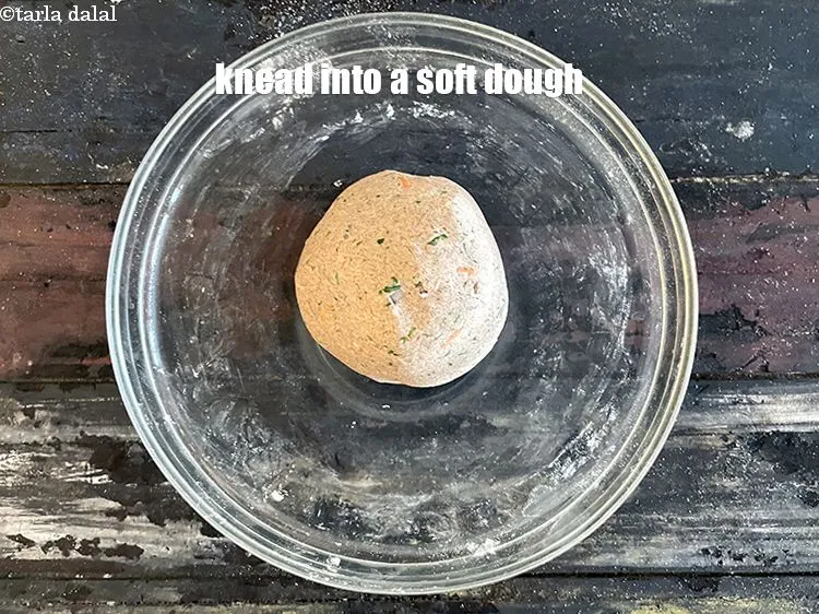 Step 15 – Knead into a soft dough.